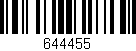 Código de barras (EAN, GTIN, SKU, ISBN): '644455'