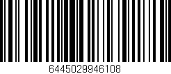 Código de barras (EAN, GTIN, SKU, ISBN): '6445029946108'