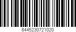 Código de barras (EAN, GTIN, SKU, ISBN): '6445230721020'