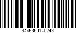 Código de barras (EAN, GTIN, SKU, ISBN): '6445399140243'