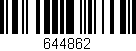 Código de barras (EAN, GTIN, SKU, ISBN): '644862'