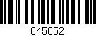 Código de barras (EAN, GTIN, SKU, ISBN): '645052'