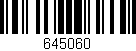 Código de barras (EAN, GTIN, SKU, ISBN): '645060'