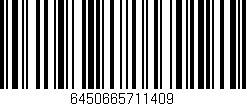 Código de barras (EAN, GTIN, SKU, ISBN): '6450665711409'