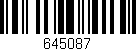 Código de barras (EAN, GTIN, SKU, ISBN): '645087'