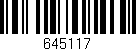 Código de barras (EAN, GTIN, SKU, ISBN): '645117'