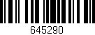 Código de barras (EAN, GTIN, SKU, ISBN): '645290'