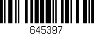 Código de barras (EAN, GTIN, SKU, ISBN): '645397'