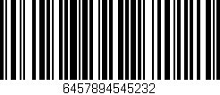 Código de barras (EAN, GTIN, SKU, ISBN): '6457894545232'