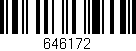 Código de barras (EAN, GTIN, SKU, ISBN): '646172'