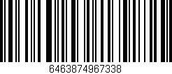 Código de barras (EAN, GTIN, SKU, ISBN): '6463874967338'