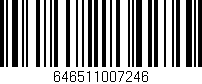 Código de barras (EAN, GTIN, SKU, ISBN): '646511007246'