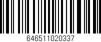 Código de barras (EAN, GTIN, SKU, ISBN): '646511020337'