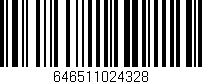 Código de barras (EAN, GTIN, SKU, ISBN): '646511024328'
