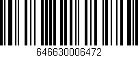 Código de barras (EAN, GTIN, SKU, ISBN): '646630006472'