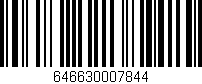 Código de barras (EAN, GTIN, SKU, ISBN): '646630007844'