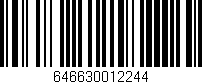 Código de barras (EAN, GTIN, SKU, ISBN): '646630012244'