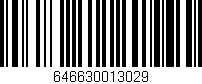 Código de barras (EAN, GTIN, SKU, ISBN): '646630013029'