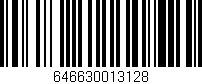 Código de barras (EAN, GTIN, SKU, ISBN): '646630013128'