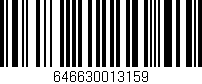 Código de barras (EAN, GTIN, SKU, ISBN): '646630013159'