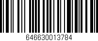 Código de barras (EAN, GTIN, SKU, ISBN): '646630013784'