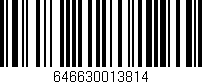 Código de barras (EAN, GTIN, SKU, ISBN): '646630013814'