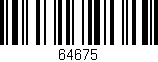 Código de barras (EAN, GTIN, SKU, ISBN): '64675'