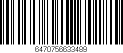 Código de barras (EAN, GTIN, SKU, ISBN): '6470756633489'
