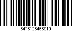 Código de barras (EAN, GTIN, SKU, ISBN): '6475125465913'