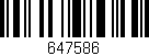 Código de barras (EAN, GTIN, SKU, ISBN): '647586'