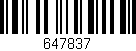 Código de barras (EAN, GTIN, SKU, ISBN): '647837'