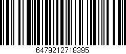 Código de barras (EAN, GTIN, SKU, ISBN): '6479212718395'