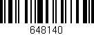 Código de barras (EAN, GTIN, SKU, ISBN): '648140'