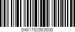 Código de barras (EAN, GTIN, SKU, ISBN): '6481782983608'