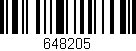 Código de barras (EAN, GTIN, SKU, ISBN): '648205'