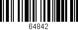 Código de barras (EAN, GTIN, SKU, ISBN): '64842'