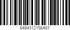 Código de barras (EAN, GTIN, SKU, ISBN): '6484312156497'