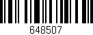 Código de barras (EAN, GTIN, SKU, ISBN): '648507'