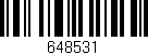 Código de barras (EAN, GTIN, SKU, ISBN): '648531'