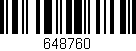 Código de barras (EAN, GTIN, SKU, ISBN): '648760'