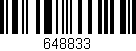 Código de barras (EAN, GTIN, SKU, ISBN): '648833'