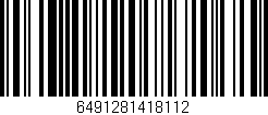 Código de barras (EAN, GTIN, SKU, ISBN): '6491281418112'