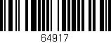 Código de barras (EAN, GTIN, SKU, ISBN): '64917'