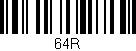 Código de barras (EAN, GTIN, SKU, ISBN): '64R'
