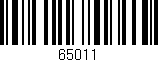 Código de barras (EAN, GTIN, SKU, ISBN): '65011'