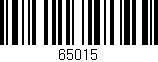 Código de barras (EAN, GTIN, SKU, ISBN): '65015'