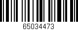 Código de barras (EAN, GTIN, SKU, ISBN): '65034473'