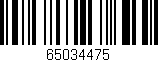 Código de barras (EAN, GTIN, SKU, ISBN): '65034475'