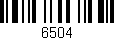 Código de barras (EAN, GTIN, SKU, ISBN): '6504'