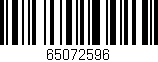 Código de barras (EAN, GTIN, SKU, ISBN): '65072596'